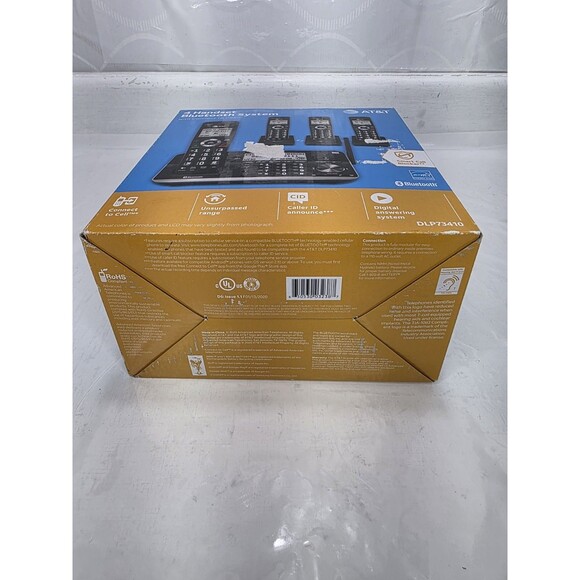 AT&T 4 Handset Bluetooth System Black DLP73410 Connect To Cell - Picture 6 of 6